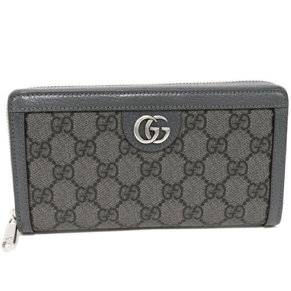 Gucci Ophidia GG Supreme PVC Canvas Zip Around Wallet - Picture 1 of 4
